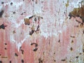 Old cracked paint on the wall. Grunge texture Royalty Free Stock Photo