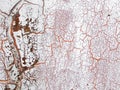 Old cracked paint on the wall. Grunge texture Royalty Free Stock Photo
