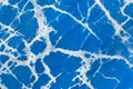 Old cracked surface blue crack concrete broken wall cement damaged background pattern Royalty Free Stock Photo