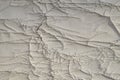 Old cracked white plastic surface close Royalty Free Stock Photo
