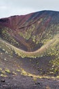 Old craters on Mount Etna in Sicily Royalty Free Stock Photo