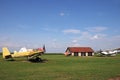 Old crop duster airplanes Royalty Free Stock Photo