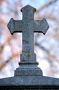 Old cross in stone Royalty Free Stock Photo