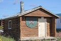 Old Crow, Yukon Territorry, Canada. 7/15/2016. Canadian Rangers historical cabin.