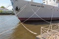 Old cruiser in the ocean museum in Kaliningrad, Russia