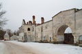 The old crumbling building of the Refectory in the Fedorovsky Go