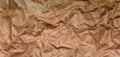 Old crumpled brown paper background Royalty Free Stock Photo