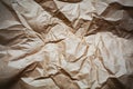 Crumpled parchment paper Royalty Free Stock Photo