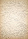 Old crumpled paper background texture. Royalty Free Stock Photo