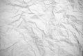 Old crumpled texture white cardboard sheet of empty paper. Royalty Free Stock Photo