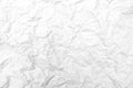 Old crumpled texture white cardboard sheet of empty paper . Royalty Free Stock Photo