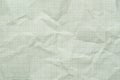 Old crumpled or wrinkled graph paper texture