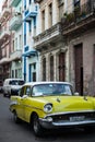 Old Cuban Car - Rear View Royalty Free Stock Photo