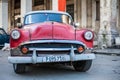 Old Cuban Car - Rear View Royalty Free Stock Photo