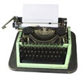 Old cyrillic typewriter