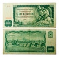 Old Czechoslovak banknotes