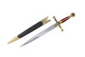 Old dagger with scabbard Royalty Free Stock Photo