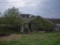 Old dairy farm in spring Royalty Free Stock Photo