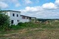 Old dairy farm in the village Royalty Free Stock Photo