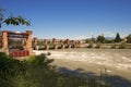 Old Dam in Chievo Verona Italy (1923) Royalty Free Stock Photo