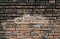 Old damaged brick wall texture Royalty Free Stock Photo
