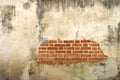 Old Damaged Brick Wall Texture Background Royalty Free Stock Photo