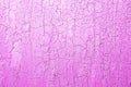 Old Damaged Cracked Paint Wall, Grunge Background, pink color Royalty Free Stock Photo