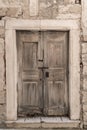 Old damaged door, Mediterranean style