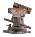 Old damaged industrial vice Royalty Free Stock Photo