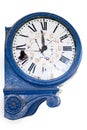 Old and damaged retro clock