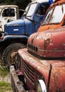 Old Damaged Trucks