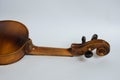 Old damaged violin