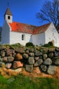 Old Danish Church Royalty Free Stock Photo