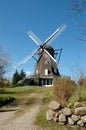 Old Danish windmill Royalty Free Stock Photo