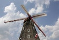Old Danish Windmill Royalty Free Stock Photo