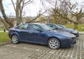 Old classic car Alfa Romeo 159 saloon parked Royalty Free Stock Photo