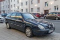 Old hatchback French car Citroen Xsara 1.6 parked