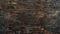 Old dark brick wall texture background Royalty Free Stock Photo