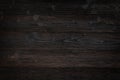 Old dark brown wooden wall, detailed background photo texture Royalty Free Stock Photo