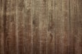 Old dark brown wooden wall texture Royalty Free Stock Photo