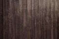 Old dark brown wooden wall texture Royalty Free Stock Photo