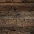 Old dark floorboard wood grain background square format