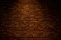 Old dark red brown brick wall texture background Royalty Free Stock Photo