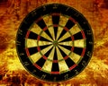 Old dartsboard Royalty Free Stock Photo