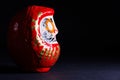 An old daruma doll Royalty Free Stock Photo