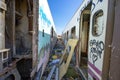 Old and deactivated railway station in the city of Barreiro. carriages from Spain A project to revitalize the old railway station