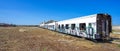 Old and deactivated railway station in the city of Barreiro. carriages from Spain A project to revitalize the old railway station