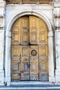 Old decayed house door in Lucca