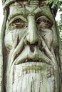 A Large Wooden Native American Statue