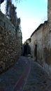 Old decaying Spanish street in Martos Royalty Free Stock Photo